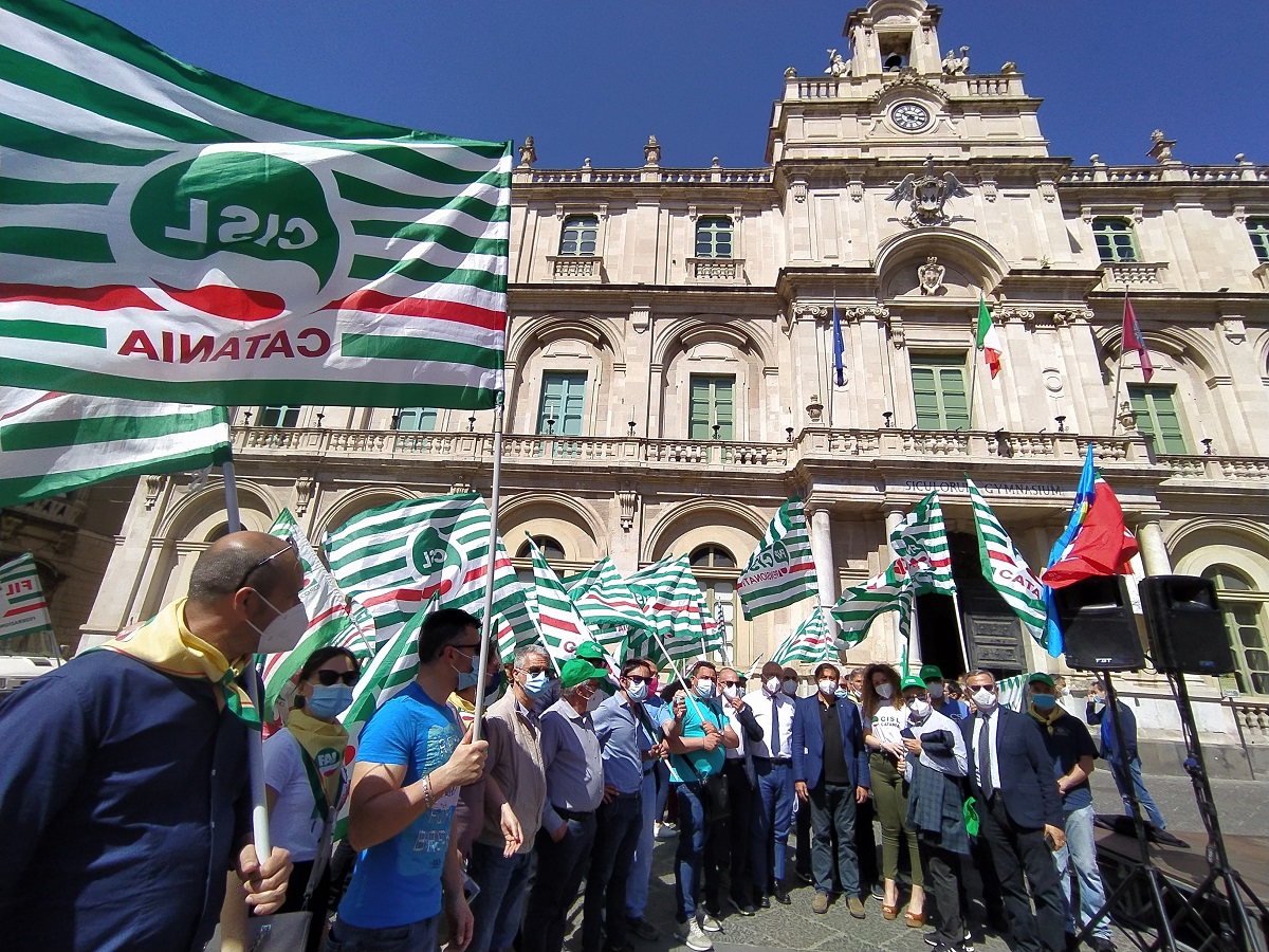 Manifestazione Cisl FP Catania